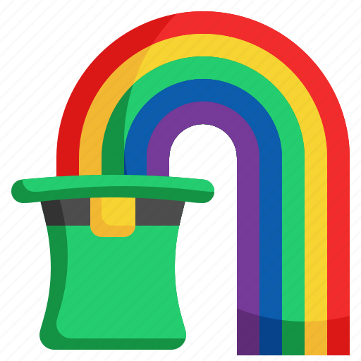 Rainbow, nature, atmospheric, spectrum, st, patricks icon - Download on Iconfinder