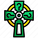 celtic, cross, religion, cultures, and, traditional