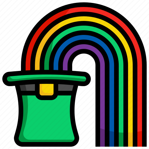 Rainbow, nature, atmospheric, spectrum, st, patricks icon - Download on Iconfinder