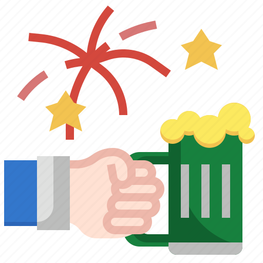 Celebration, fireworks, stars, party, entertainment icon - Download on Iconfinder