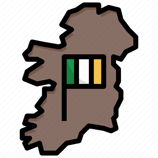 Ireland, scotland, england, map, maps, location icon - Download on Iconfinder