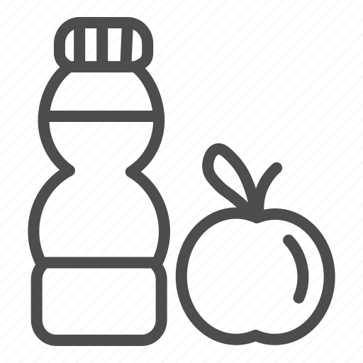 Bottle, drink, active, glass, water, fresh, eco icon - Download on Iconfinder