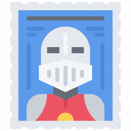 Stamp, knight, collection, collector, shop icon - Download on Iconfinder