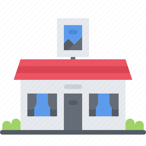Stamp, signboard, building, collection, collector, shop icon - Download on Iconfinder