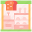 bakery, bread, stand, alone, shop, store, business 