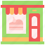 cake, stand, alone, shop, store, business 