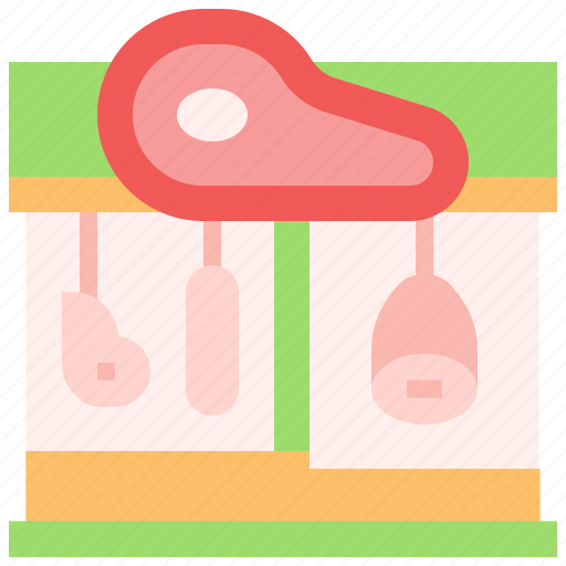 Meat, stand, alone, shop, store, business icon - Download on Iconfinder