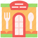 restaurant, stand, alone, shop, store, business