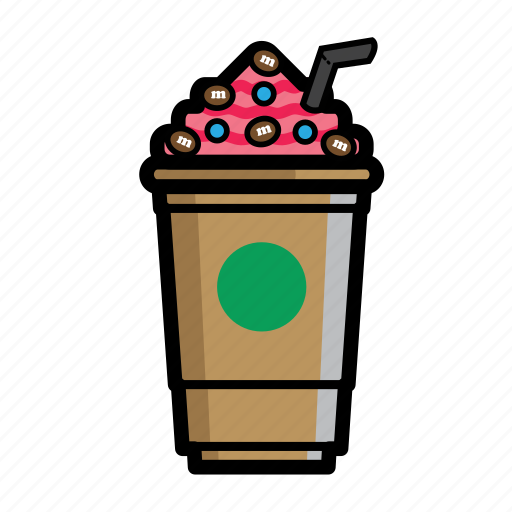 Brown, cafe, cappucino, coffee, cream, drink, starbucks icon - Download on Iconfinder