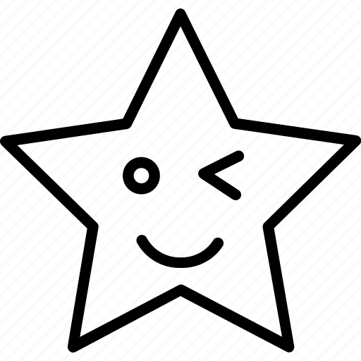 Emojiwinking, face, smiley, star icon - Download on Iconfinder