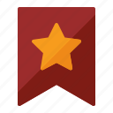 bookmark, favorite, save, star, badge
