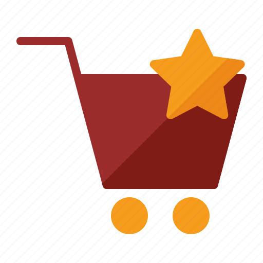 Cart, star, store, trolley, favorite icon - Download on Iconfinder