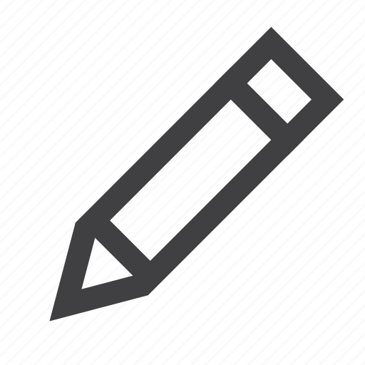 black pencil icon