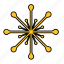abstract, shape, star, yellow 