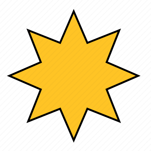 Abstract, shape, star, yellow icon - Download on Iconfinder