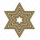 abstract, shape, star, yellow