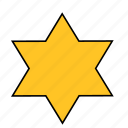 shape, star, yellow