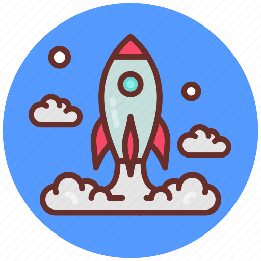 Rocket, launch, spaceship, shuttle, spacecraft, space icon - Download on Iconfinder
