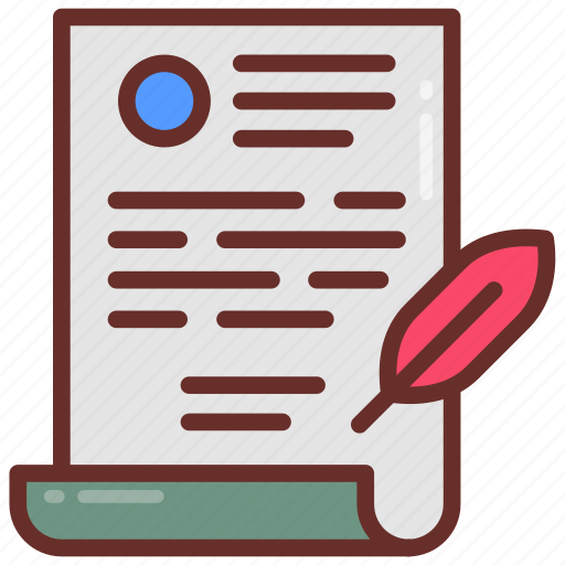 Contract, doc, document, office, sign, write icon - Download on Iconfinder