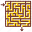 solution, labyrinth, logic, maze, strategy 