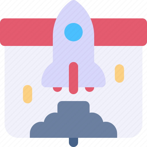 Screen, presentation, startup, rocket icon - Download on Iconfinder