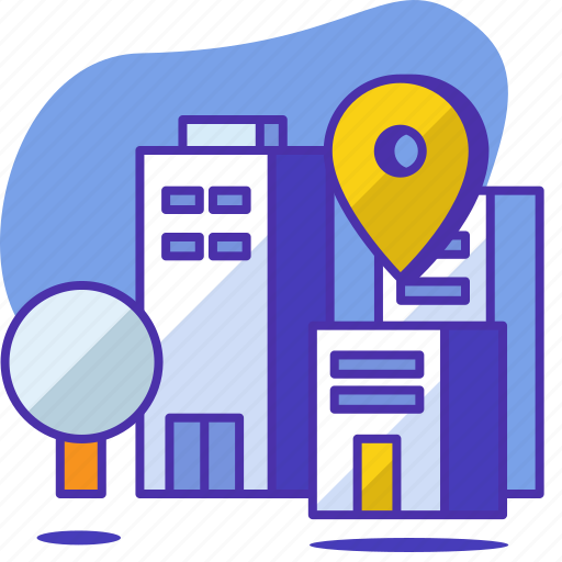 Location, office, pin, seo, startup, address, pointer icon - Download on Iconfinder