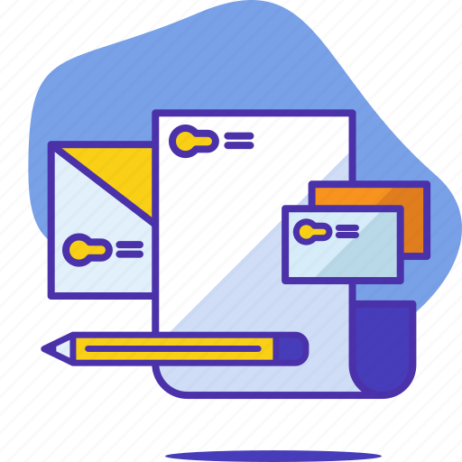 Card, identity, letter, mail, pencil, seo, startup icon - Download on Iconfinder