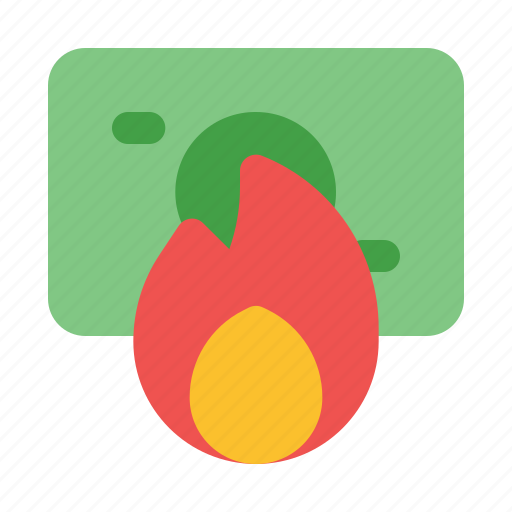 Burning, money, burn, fund, business, and, finance icon - Download on Iconfinder
