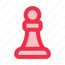 pawn, piece, chess, strategy, sports, and, competition