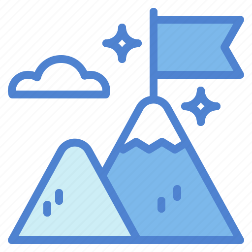 Goal, landscape, mountain, nature icon - Download on Iconfinder
