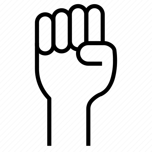 Protest, courage, gestures, power, punch icon - Download on Iconfinder