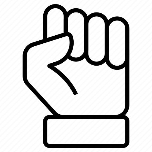 Punch, fight, motivation, raise, hand, gesture icon - Download on Iconfinder