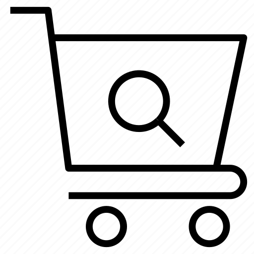 Trolley, cart, shopping, commerce, searching icon - Download on Iconfinder