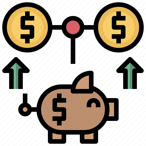Bank, coin, funds, money, piggy, save, savings icon - Download on Iconfinder