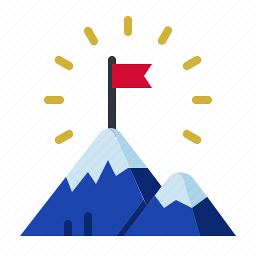 Achievement, business, goal, mountain, new business, start up, startup icon - Download on Iconfinder