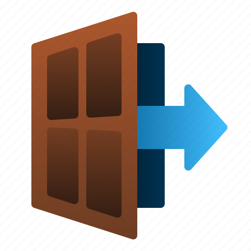 Arrow, business, door, exit, startup, strategy icon - Download on Iconfinder