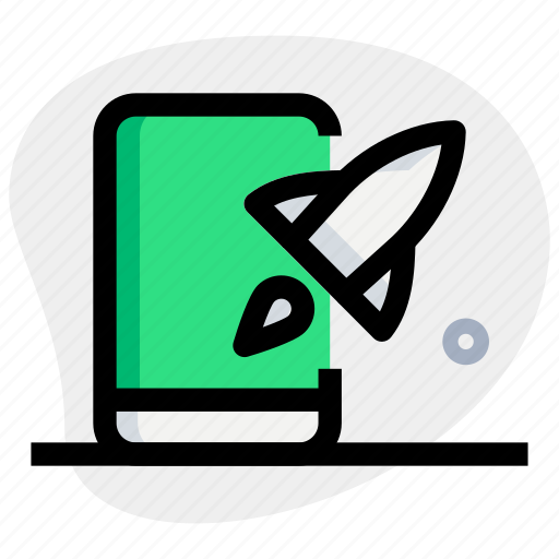 Mobile, rocket, startup, phone icon - Download on Iconfinder