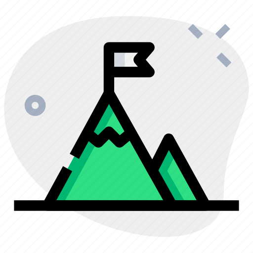 Mountain, flag, startup, country icon - Download on Iconfinder