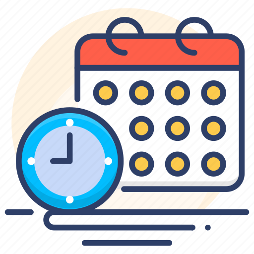 Calendar, clock, investment, schedule, time icon - Download on Iconfinder