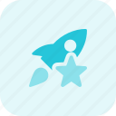 rocket, star, startup, launch