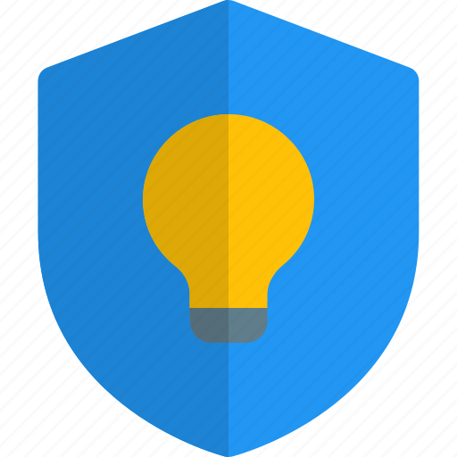Lamp, shield, startup, business icon - Download on Iconfinder
