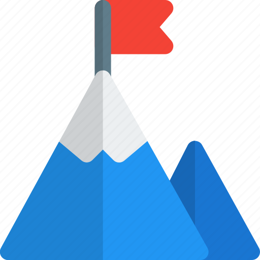 Mountain, flag, startup, business icon - Download on Iconfinder