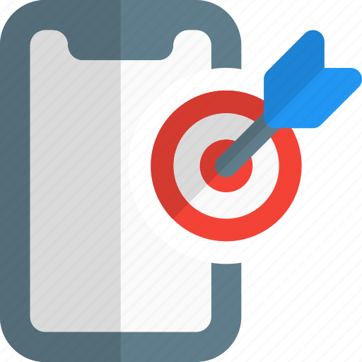 Smartphone, bow, startup, target icon - Download on Iconfinder