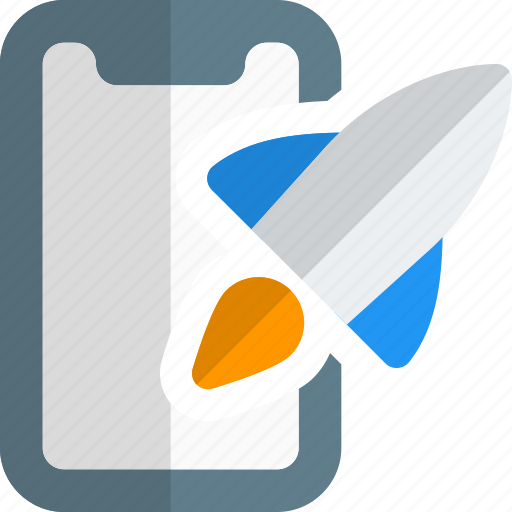 Smartphone, rocket, startup, business icon - Download on Iconfinder