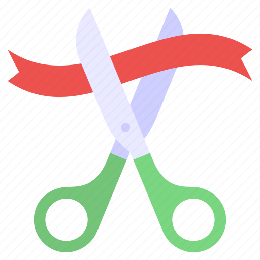 Scissors, ribbon cutting, shears, inauguration icon - Download on Iconfinder