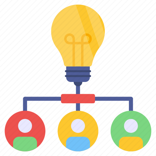 Idea network, team idea, creative idea, bright idea, innovative team icon - Download on Iconfinder