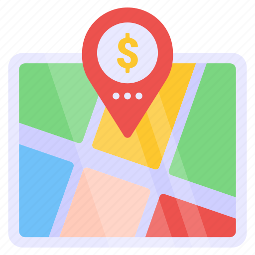 Financial location, direction, gps, navigation, geolocation icon - Download on Iconfinder