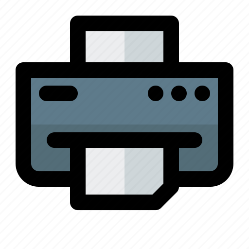 Print, printer, printing, paper icon - Download on Iconfinder