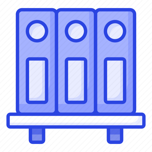 File, folders, binders, archives, office, school, stationery icon - Download on Iconfinder