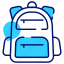 school, bag, backpack, rucksack, knapsack, supplies, educational 